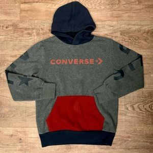 Boys Converse All Star Pullover Colorblock Hoodie M (10/12)